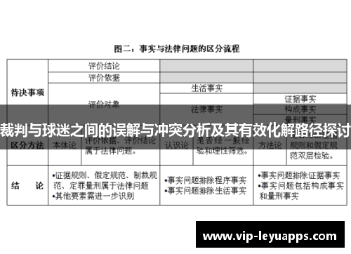 裁判与球迷之间的误解与冲突分析及其有效化解路径探讨